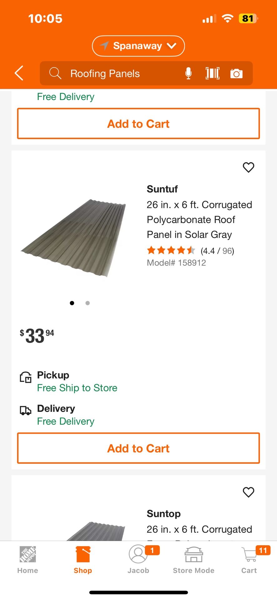 Roofing Panels