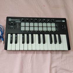 Novation Launchkey Mini Mk2 25-Key Midi Keyboard Music Controller Unit