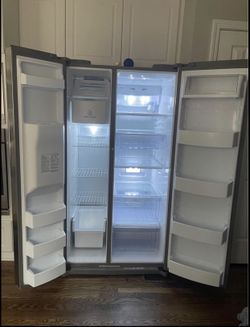 Stainless  steel fridge