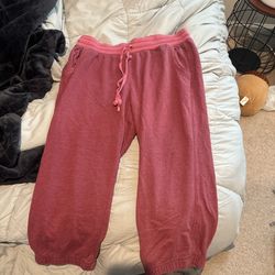 Pink sweatpants 