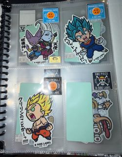 Dragon Ball Z  B-Side Label Stickers