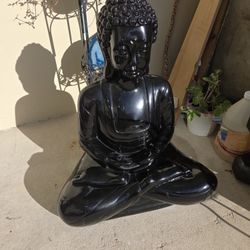 Black Resin Buddha Height 29" ench