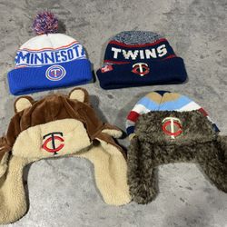 4 Minnesota Twins Winter Hats
