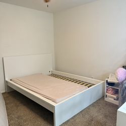 IKEA bed Frame White Queen Size