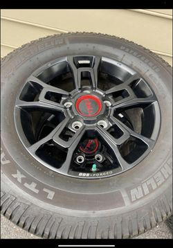 Tundra TRD PRO rims and tires 
