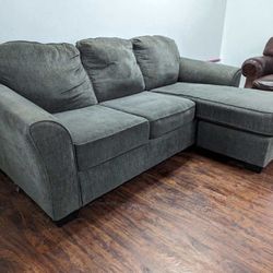 Gray L-Shape Chaise Sectional Sofa from Ashley HomeStores