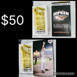 Ripken baseball trophy