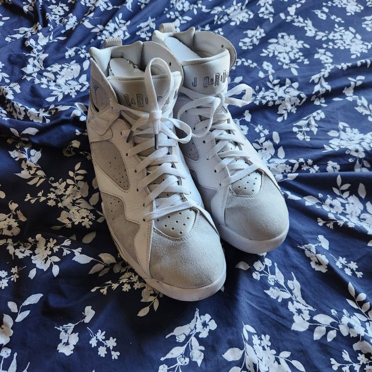 Air Jordan 7 Pure White/Grey