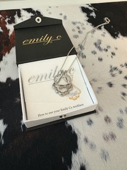 Emily C Ring Holder Necklace Sterling