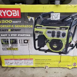 Ryobi Generator 6500watts New
