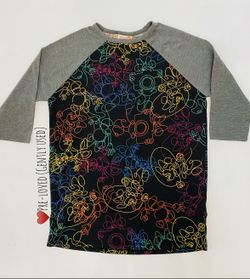 Pre Loved (Gently Used) Disney LulaRoe Girls Size 12 Minnie Mouse Top