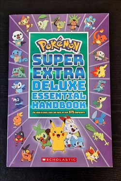 POKÉMON SUPER EXTRA DELUXE ESSENTIAL HANDBOOK - SCHOLASTIC - EXCELLENT CONDITION