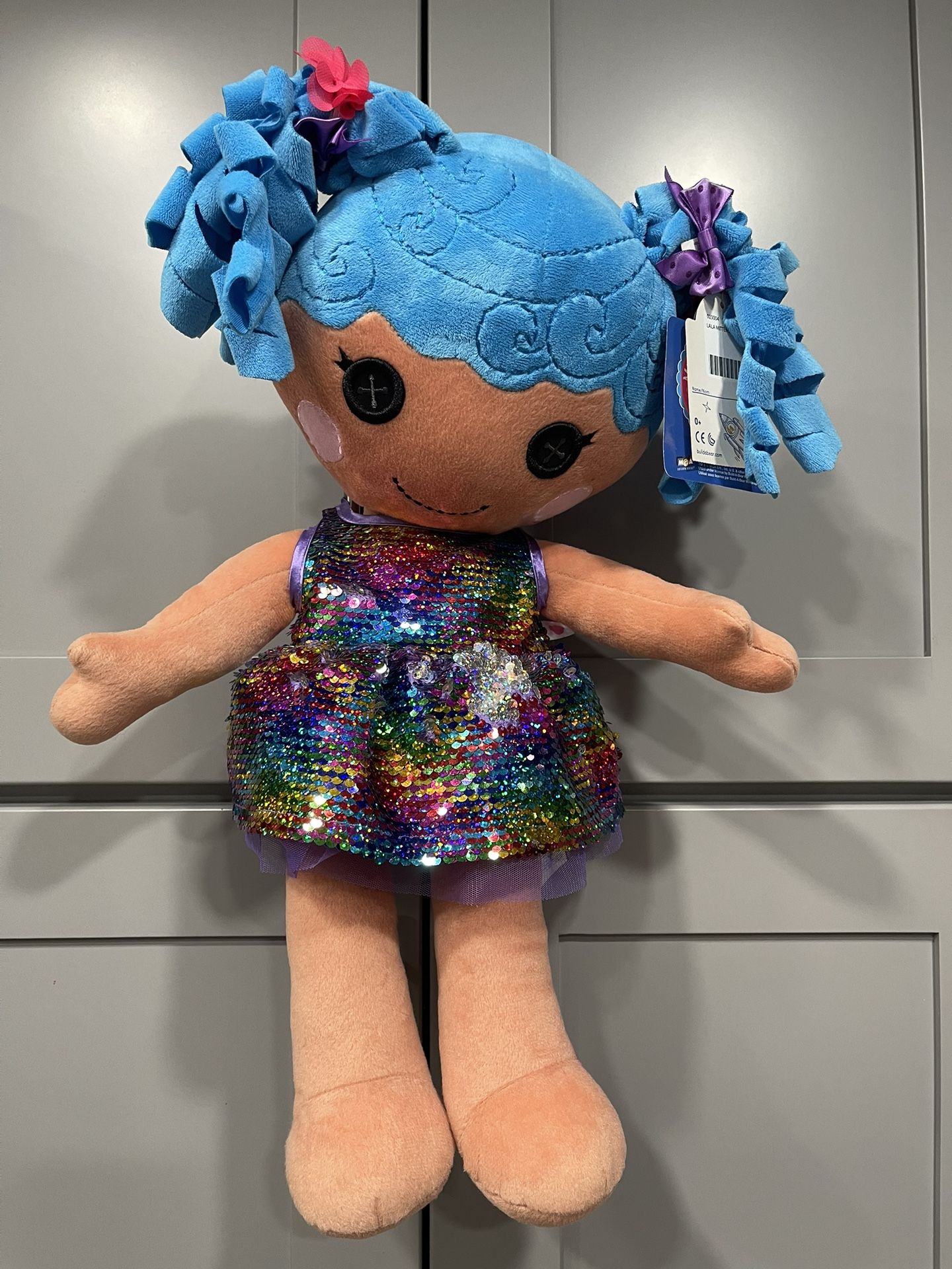Build A Bear Workshop Lalaloopsy “MITTENS FLUFF N STUFF 20” Heart 12-21