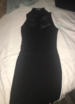 Lace black dress