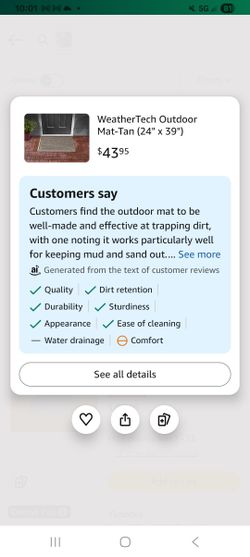 Weather Tech Outdoor Matt
