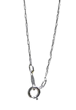 14k White Gold Chain Necklace 18 in Delicate Light Weight Silver Color