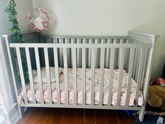 Brand New Crib And Mattress Set !