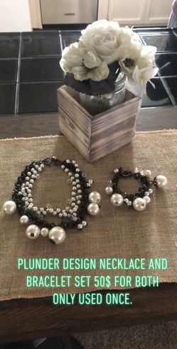Plunder design necklace n bracelet