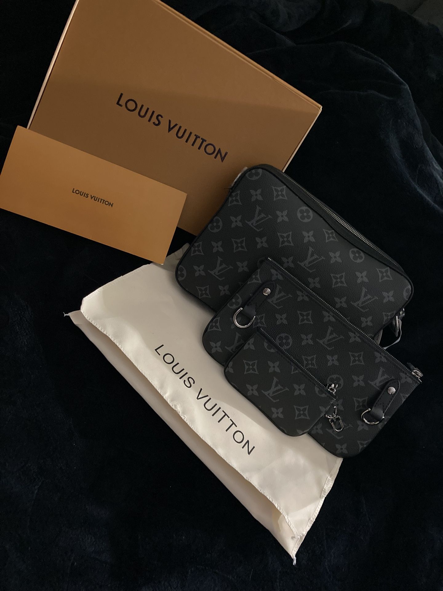 Louis Vuitton - Trio Messenger Monogram Eclipse 