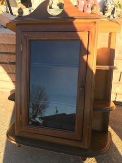 Wall Mountable Shelf with Swinging door