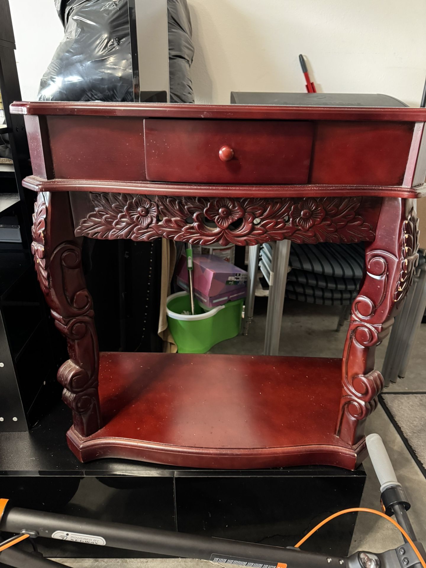 Antique Style Wood Entryway Table