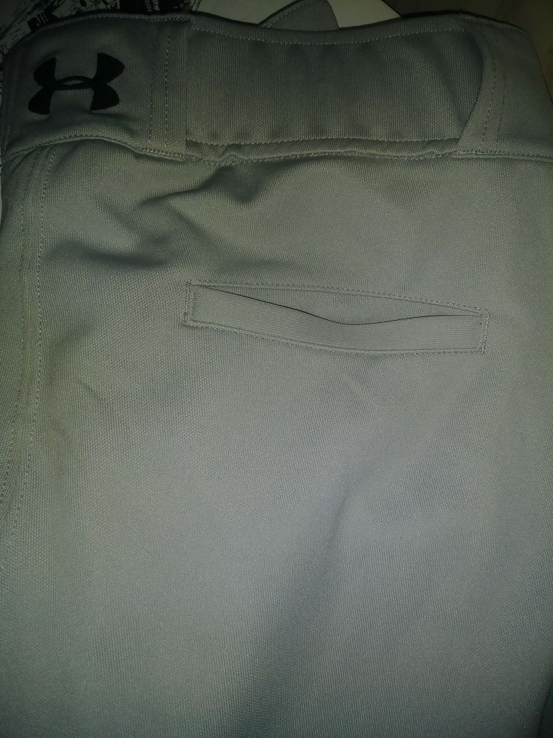 Like new youth XL baseball pants. Worn 2 times. Great condition. Theres 2 tiny spots on them. Thats it. No noticeable.