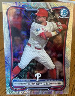 Kyle Schwarber #20 Bowman Chome Mojo