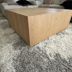 42” Block Coffee table