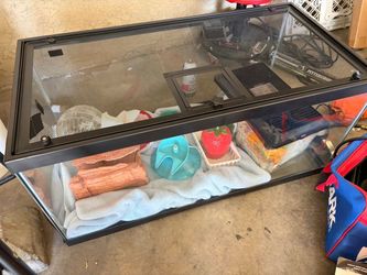 Large Glass Pet Cage