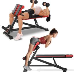 Flybird 4 in 1 Roman Chair with Adjustable Weight Bench & Sit Up Bench