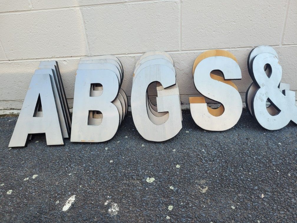 Hand Cut Solid Wood Letters