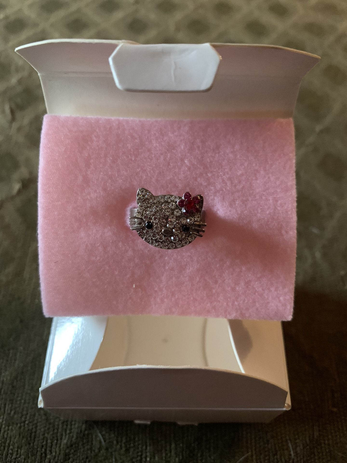 Hello Kitty Rhinestone Ring