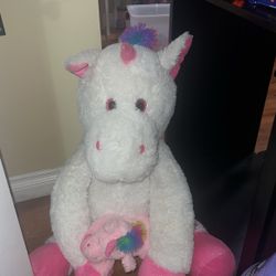 Large Stuffed Unicorn