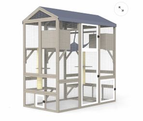4-Story Large Catio Outdoor Enclosure with Waterproof Roof-PET90