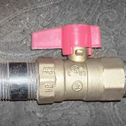 Gas Shut-Off Valve - CSA/AGA - 3/4"fips