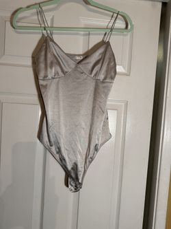 Silver Bodysuit Size M