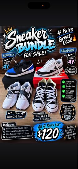 Bundle set sneakers