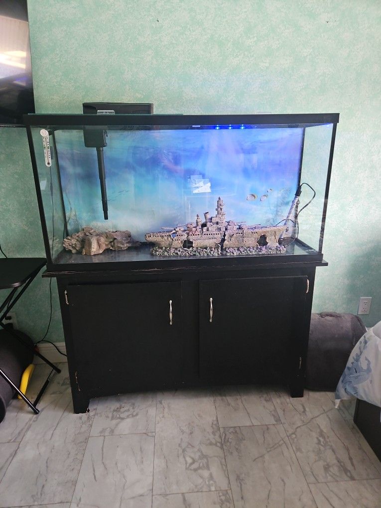 60gal Aquarium W Stand