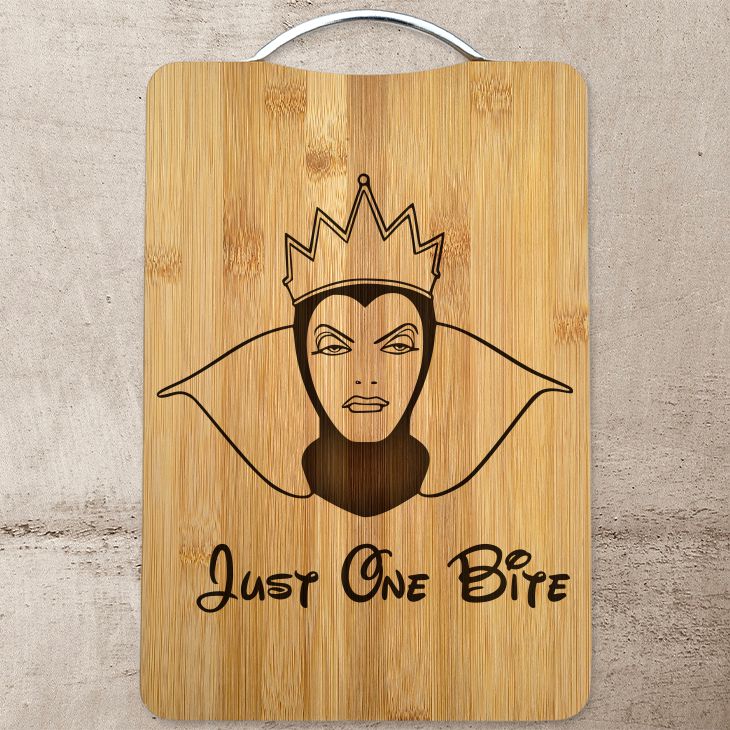 Evil Queen Laser Engraved Cutting Board