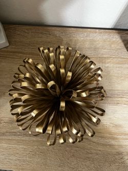 Gold Metal Decorative Sphere