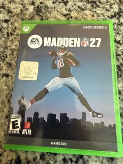 Xbox series X Madden 27