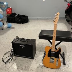 Squier Telecaster Combo Kit With Boss Katana 50 Amp For Cheap