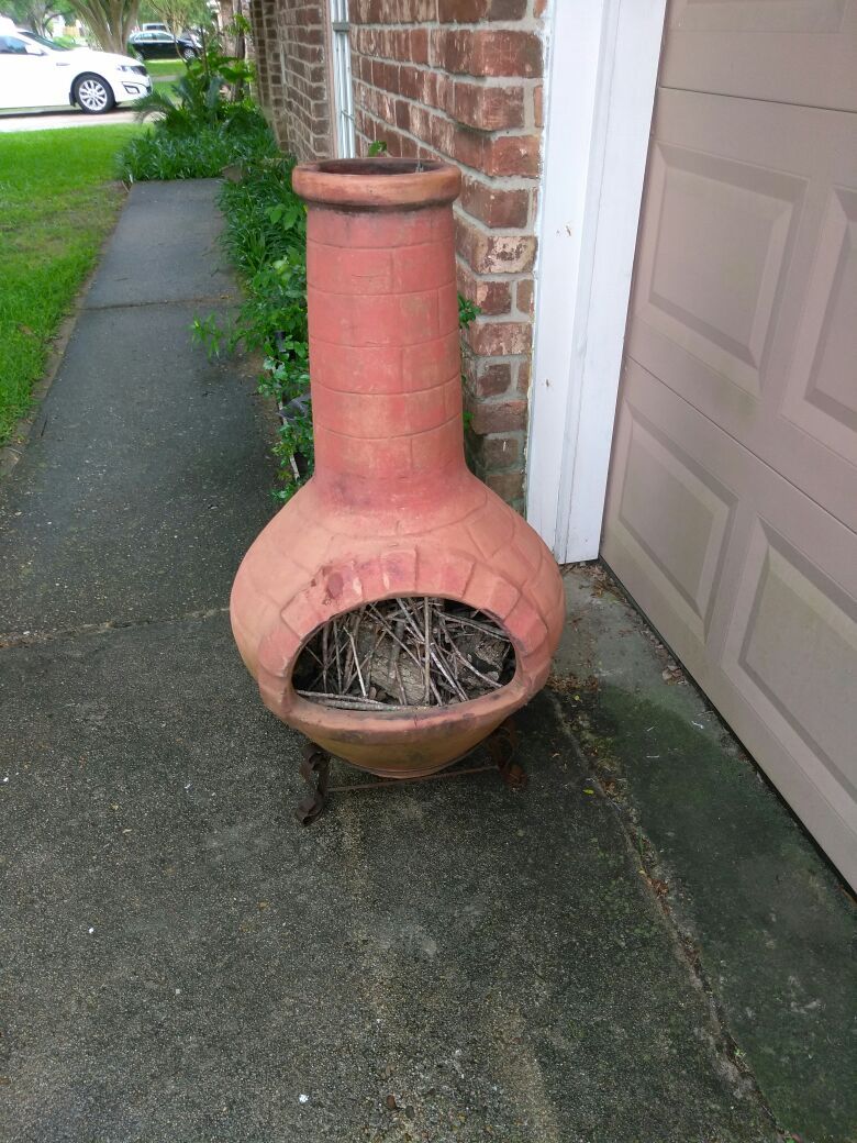 Large Clay Chiminea Express Mexican Style
