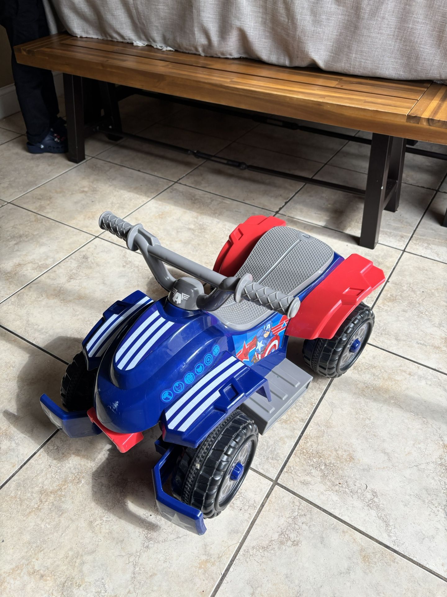 Marvel’s Captain America Toddler Quad, 6-Volt