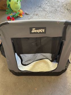 Jespet Foldable Dog Crate (3 Door)