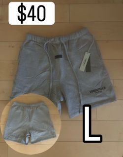Essentials dark oatmeal shorts