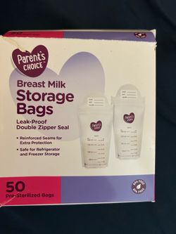 Storage bags for breast milk
