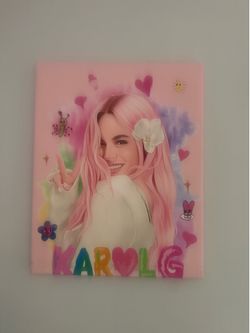 Karol G picture frame