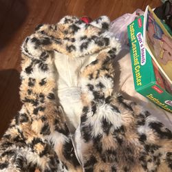 Leopard Toddler Coat