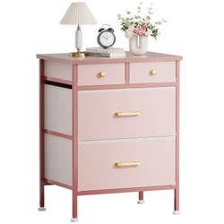 Brand-New 4-Drawer Side Table